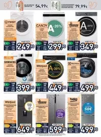 Volantino Unieuro Pagina 21: Hoover frigorifero side by side €599,90, Whirlpool FRIGORIFERO DOPPIA PORTA WHD26472WX4E €649,90