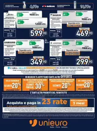 Volantino Unieuro Pagina 26: Midea CONDIZIONATORE DUAL COMFEE' MIDKITDUALFCF9+12 €599,90