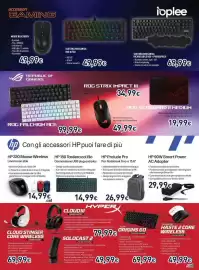 Volantino Unieuro Pagina 33: ROG Falchion Ace €99,99, ROG Strix Impact III €34,99