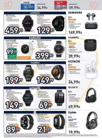 Volantino Unieuro Pagina 9: Samsung Galaxy Buds4 €149,99, Forerunner 55 €129,99