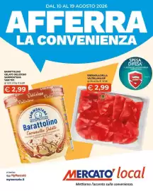 Volantino Mercatò Local Pagina 1: Barattolino Caramello Salato €2,99, Bresaola della Valtellina IGP €2,99