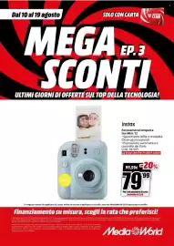 Volantino MediaWorld Pagina 34: Instax Fotocamera Compatta Ins Mini 12 €79,99