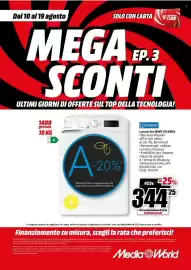Volantino MediaWorld Pagina 48: Lavatrice Indesit €344,25