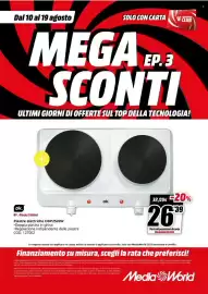 Volantino MediaWorld Pagina 56: Piastr elettriche ODP2520W ok. €26,39
