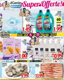 Volantino Il Genio Supermercato settimana 33 Pagina 3: Gamberi Argentina €13,99, Polpi puliti indopacifici €9,99