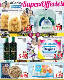 Volantino Il Genio Supermercato settimana 33 Pagina 5: Mareperla vongole del Pacifico brown €4,99