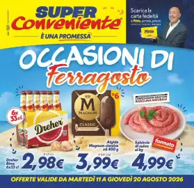 Volantino Iper Super Conveniente Pagina 1: Dreher Birra €2,98, Salsiccia di suino €4,99