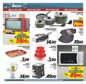 Volantino Iper Super Conveniente Pagina 26: Moneta grill €19,90, Jocca macchina caffè espresso eleganza €49,90