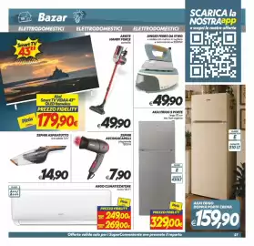 Volantino Iper Super Conveniente Pagina 27: Singer ferro da stiro €49,90, ZEPHIR asciugacapelli €7,90