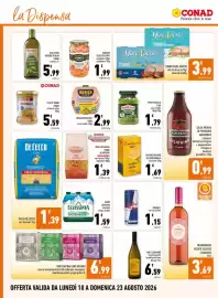 Volantino Conad Margherita Pagina 12: Acqua Levissima naturale €1,59, Pesto Tigullio Star €1,79