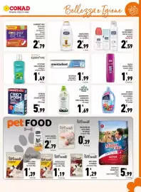 Volantino Conad Margherita Pagina 13: Detersivo in polvere bioform plus €5,99, Assorbenti Lines Seta Ultra €2,79