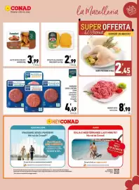 Volantino Conad Margherita Pagina 3: Hamburger Sapori & Dintorni €4,49, Macinato misto bovino/suino €8,90