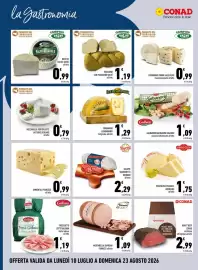 Volantino Conad Margherita Pagina 4: Mozzarella fior di latte Latterie Siciliane €0,79, Provolone piccante Auricchio €1,75