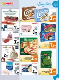 Volantino Conad Margherita Pagina 5: Prosciutto di Norcia IGP Sapori & Dintorni €2,39, Gelato Conad I Cremosi €3,49