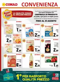 Volantino Conad Margherita Pagina 6: Caffè capsule Conad €2,59, Pomodori pelati Conad €1,65