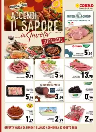 Volantino Conad Margherita Pagina 8: Olive Costanza nere mammouth/verdi schiacciate €0,79