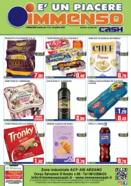 Volantino Immenso Cash Pagina 1: Yogurt/dessert mix Nestlé €0,49, Tonno all'olio di girasole SAOM €0,43