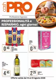 Volantino Cash pro Pagina 1: Sapio olio extra vergine di oliva classico €4,45, Divella pasta di semola formati normali €0,46
