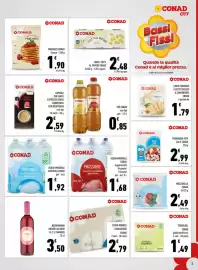 Volantino Conad City Pagina 3: Acqua Minerale Naturale Frizzante Conad €1,68, Acqua minerale naturale Conad €1,92