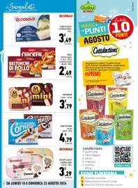 Volantino Conad City Pagina 6: Cornetto €4,79, Findus bastoncini di pollo €2,49