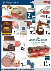 Volantino Conad City Pagina 8: Speck Alto Adige I.G.P. Sapori&Dintorni Conad €1,79, Roast beef all'inglese Conad €2,89