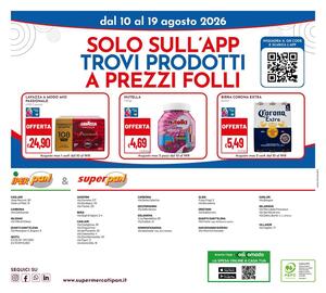 Volantino Pan Pagina 28: Nutella Buongiorno €4,69, Birra Corona Extra €5,49