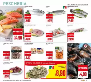 Volantino Pan Pagina 9: Filetto di salmone* €14,90, Insalata di mare* doppia freschezza €6,90