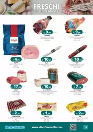 Volantino Altasfera Pagina 11: Lardo di Patanegra stagionato AltaSfera €10,45, Prosciutto Italdolce Fiorini €9,99