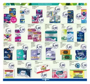 Volantino Acqua & Sapone Pagina 12: Soffisof traverse rimboccabili €6,99, Carta Igienica Class €3,99