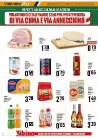 Volantino Vibian settimana 33 Pagina 2: Colussi crackers €1,49, Donzela tonno in olio di girasole €3,29