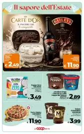 Volantino Ipercoop Radenza Pagina 15: Maxibon Pops Chicchi al Caffè Coppa del Nonno €2,89, Coppa Zero VALSOIA €3,49