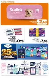 Volantino Ipercoop Radenza Pagina 49: Carta igienica SCOTTTEX €2,49, Assorbenti Seta Ultra LINES €3,69