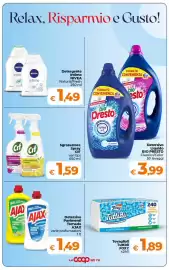 Volantino Ipercoop Radenza Pagina 9: Sgrassatore Spray CIF €1,59, Detersivo Liquido BIO PRESTO Classico/Color €3,99