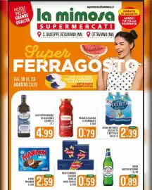 Volantino La Mimosa Supermercati Pagina 1: Olio extra vergine di oliva enea Clemente €4,99