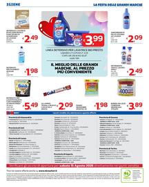 Volantino Ok Market Pagina 8: Detersivo per pavimenti Quasar €1,98, Bobina milleusi comprami sempre 600 strappi €3,89