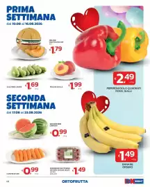 Volantino Ok Market Pagina 2: Pomodoro datterino Natura chiama SeleX €1,49, Angurie mini crimson €0,99