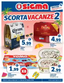 Volantino Sigma Pagina 1: Carte d'or affogato €2,99, Corona birra €5,99