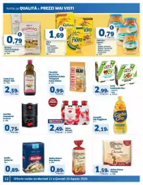 Volantino Sigma Pagina 12: Sigma Passata classica €2,49, Mulino Bianco Pane Bianco €0,89