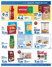 Volantino Sigma Pagina 13: Gran Pavesi il cracker salato €1,79, Pata Patatina Classica €1,99