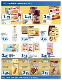 Volantino Sigma Pagina 14: Mulino Bianco Fette €1,99, Campiello Frollini €1,19