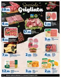 Volantino Sigma Pagina 4: Martini Arrostici' Di Suino €4,99, Fileni Alette Dorate di Pollo €3,49