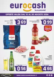 Volantino Eurocash Pagina 1: Dixan detergente liquido color €4,66, Heineken birra €0,56