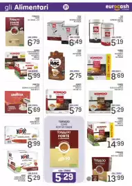 Volantino Eurocash Pagina 21: Caffè Kose by Kimbo €8,99, Lavazza crema e gusto ricco €5,69