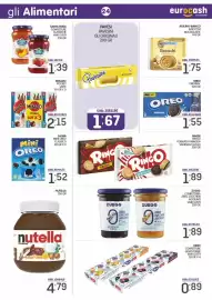 Volantino Eurocash Pagina 24: Oreo original €1,55, Pavesini gli originali €1,67