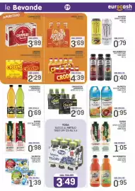 Volantino Eurocash Pagina 29: Crodino aperitivo biondo/arancia rossa €4,39, Lemon Soda / Oran Soda €0,69