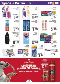 Volantino Eurocash Pagina 37: Vileda spugna Glitz €0,69, Lines seta ultra €1,85