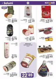 Volantino Eurocash Pagina 5: Prosciutto italiano Le Due Querce €7,89, Bresaola Oro IGP Rigamonti €22,89