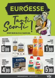 Volantino Euroesse Pagina 1: Dixan Detersivo Liquido Classico/Color €5,99, Caffè macinato Borbone miscela decisa €4,99