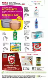 Volantino A&O Pagina 12: Carta igienica mega Foxy €2,49, Asciugatutto Foxy Asso Ultra €1,75