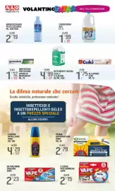 Volantino A&O Pagina 16: Piastrine Vape Fumakilla €2,23, Penna dopopuntura Prep €2,79